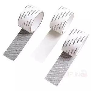 [콩심팥심]방충망 보수 테이프 그레이 2m 수리용 부착용 스티커