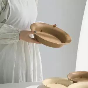 튼튼한 식물 화분받침대 이동식 배수 물받침 2종 세트 대형 소형