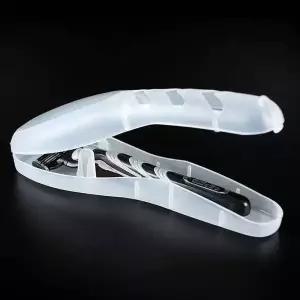 면도기 휴대용 케이스 4p 세트 여행용 보관 홀더 위생 수납 파우치