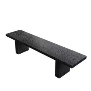 모던 블랙 벤치 다이닝 카페 매장 인테리어 롱 체어 100x35x45cm