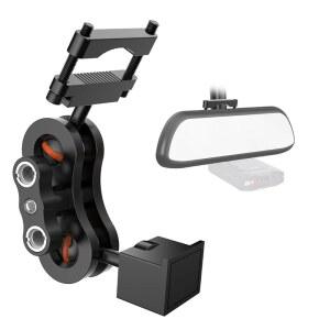 보부카이 레이더 탐지기 마운트, 알루미늄 후방 브래킷 , 미러 Max3 Max360C 에스코트 IXc Max4 마운트 로드 MKII