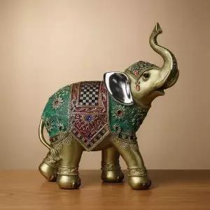 코끼리 오브제 인테리어 소품 재물운 풍수지리 장식품 개업 집들이