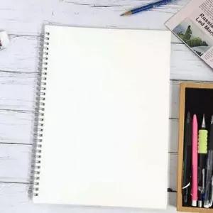 [셀러에이드]드로잉 스프링 스케치북 반투명 a4 미술용 커버 학용품 사무용