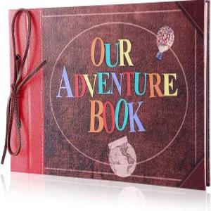 가죽 어드벤처 북 스크랩북 40페이지 결혼기념일 기념 사진 메모리북 커플 신혼부부 여행자를 위한 맞춤