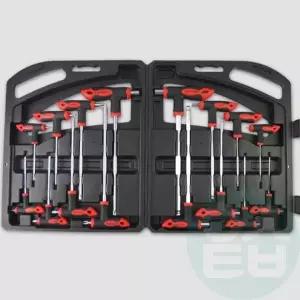 육각볼트 차량용 렌치 키트 T렌치 16P 공구 세트 수리용