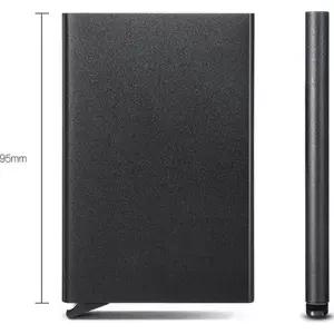 미니멀 클립 메탈 슬라이드 케이스 머니 선물 카드 지갑 명함 졸업