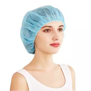 조리사 급식실 일회용 위생모자 100매 부직포 주방모자 헤어캡 라운드캡