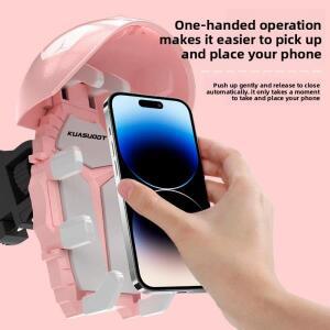 소형 헬멧 라이더 바이크 오토바이 휴대폰 홀더 회전식 방수 차양 자전거 충격 방지