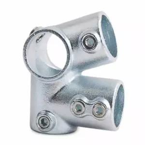 [셀러에이드]파이프클램프 원형 조인트 다용도 파이프 소켓 실버 고정장치