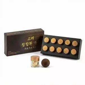 고려 발효 침향환 골드 부모님 효도 명절 선물세트 3.75g x 10환