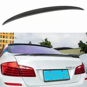 BMW 5 시리즈 F10 F18 M5 세단 P 스타일 카본 파이버 리어 스포일러 09-17