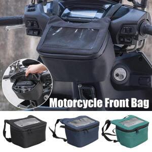 방수 바이크 오토바이 핸들바 가방 어드벤처 투어링용 범용 호환 GPS 네비게이션 휴대폰 거치대 파우치 롤