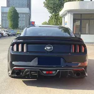 포드 머스탱 GT V8 V6 GT350 스타일 카본 블랙 리어 스포일러 15-18년 호환