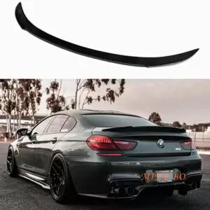BMW 6 시리즈 F06 4도어 V 스타일 카본 리어 스포일러 12-23년 호환
