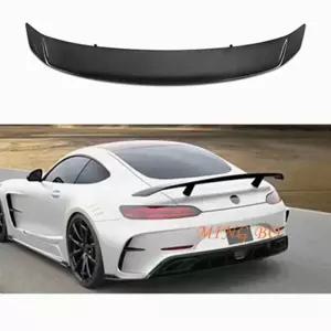 벤츠 AMG GT 카본 파이버 리어 스포일러 윙 트렁크 커버 15-20 호환