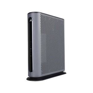 모토로라 MG7550 16x4 케이블 모뎀 플러스 AC1900 듀얼 밴드 WiFi 기가비트 라우터(파워 부스트 및 DFS 포함), 최대 686Mbps DOCSIS 3.0 - Comcast Xfinity, Cox, 차터 스펙트럼 등 승인 (블랙)