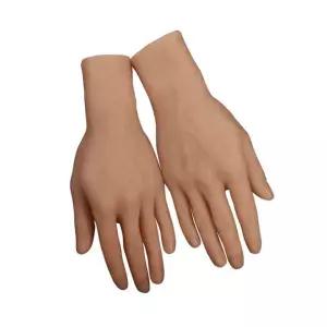 남자 손모형 손가락 실리콘 연습 마네 가짜손 촬영