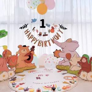 돌상포토존 100일 두돌 분위기 생일파티 사진