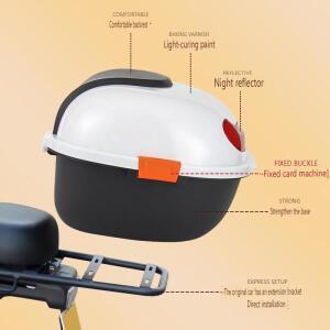 바이크 오토바이 전기차 트렁크 테일박스 벤딩 빔 공구함 범용 호환 수납함