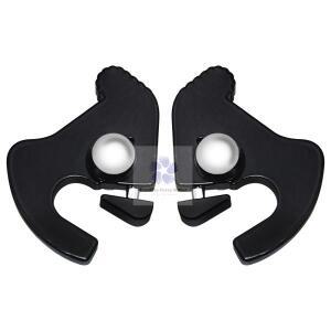 할리 스포츠스터 XL 소프테일 로드킹 스트리트 글라이드용 호환 탈착식 바이크 오토바이 짐받이 등받이 시