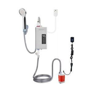 간이 벽걸이 온수기 히팅 80cm 샤워기 3400W 가정용 농막 순간