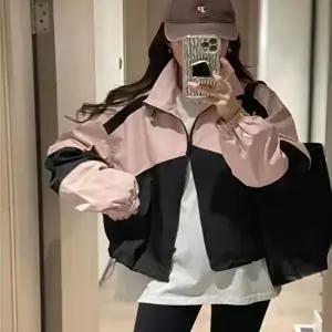 여자 간절기 크롭 얇은 바람막이 윈드브레이커 점퍼 (HSJ-WE05785)