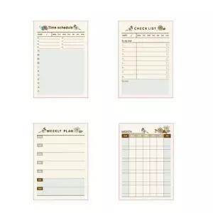 (타입 4종세트)플래너 메모장 4종세트 사무용품 미니수첩 스케줄러