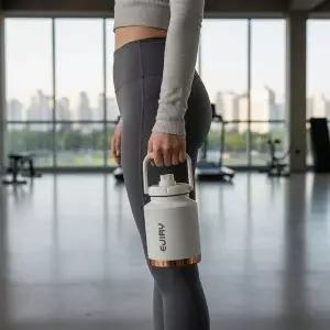 대용량 보온보냉 텀블러 1L 워터저그 캠핑 물병 화이트골드