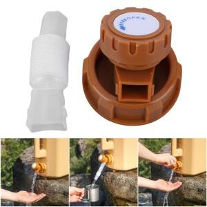 확장 가능한 튜브가 있는 야외 수도꼭지 휴대용 교체용 캠핑 물통 탭 물탱크 버킷용