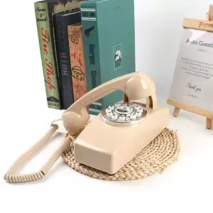 벽걸이전화기 벽걸이형 오디오 게스트북 전화 메시지 음성 녹음기 빈티지 파티용