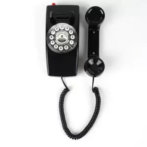 벽걸이전화기 벽걸이형 빈티지 전화 게스트북 오디오 메시지 녹음기 용 개인화된 음성