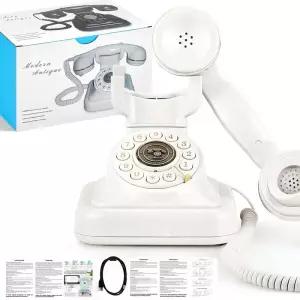 벽걸이전화기 32GB 레트로 오디오 방명록 전화 연회 음성 북 게스트 메시지 녹음