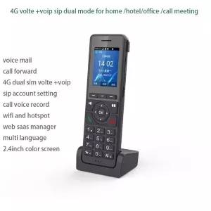 벽걸이전화기 LTE 와이파이 SIP 전화 VOIP 사무실 가정 학교 호텔용 무선 4G 24G