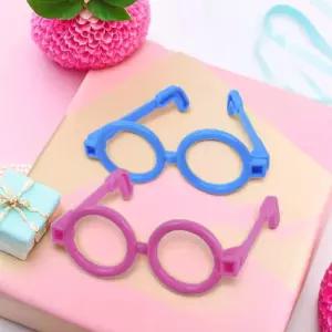 병원놀이 의사 안경 박사 간호사 똥글이안경 어린이 소품 코스튬 뿔테안경 장난감 (7개)