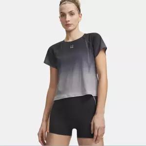 [백화점 정품] 언더아머 Under Armour 6010902-016 블랙 UA 헤일로 런 여성 반팔 헬스 런닝 스포츠 기능성