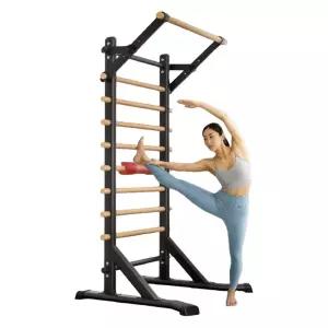 가정용 필라테스 월바 뼈대 블랙 사다리 프레임 무타공 홈슈로스바 싱글바없음 나무