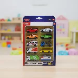 미카 스트릿 미니카 10종세트 다이캐스트 자동차 금속 미니어처 피규어 모형 장난감 어린이