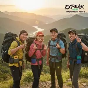 엑스피크 메쉬 스마트폰 파우치 퀵포켓 등산치트키