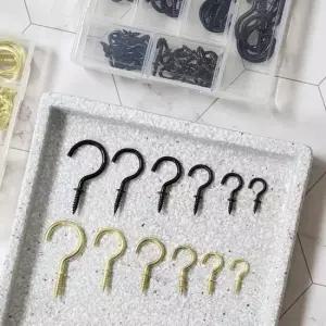 [SBD] 스크류 후크 고리 천장 세트 물음표 나사 걸이 브라켓