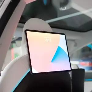 맥세이프거치대 테슬라 헤드레스트 뒷좌석 뒷걸이 시트홀더 자석 티슈 박스