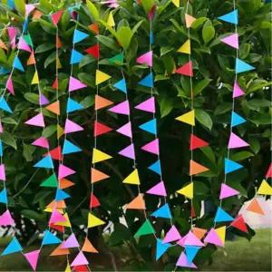 스튜디오 삼각 깃발 가랜드 미니가렌드 유치원 성당장식 메리크리스마스 벽장식 연말