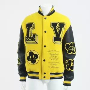 [구구스]중고명품 루이비통 레더 바시티 점퍼 100 (NO 10419480)