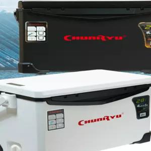 천류 아이스 쿨러 28리터 아이스박스 쿨백 낚시쿨러 블랙