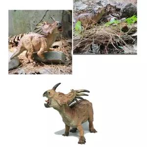 공룡 피규어 스티라코사우루스 모형 장난감 놀이학습 교육완구 세트