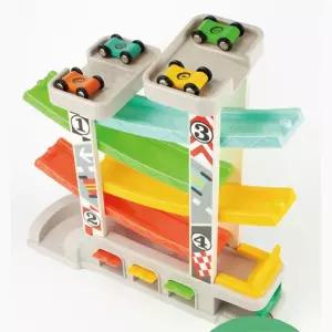 지그재그 자동차트랙 남아 원목장난감 롤러코스터놀이 유아블록