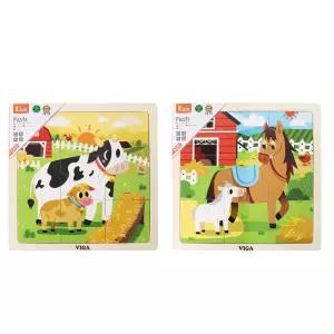 말 소 양 오리 3세 4세 유아 동물퍼즐 인지력향상 아동그림 EQ발달