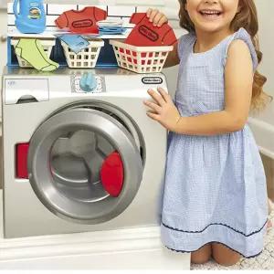 엄마 소꿉놀이 빨래 세탁기 작동완구 어린이장난감 협력 아기청소기