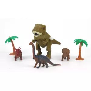 티라노사우루스 태엽 작동 공룡완구 아동장난감 모형 유치원교구 세트