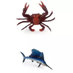 바다해양동물 3종피규어 어린이학습교구 교육완구 5살 유치원 3살 4살