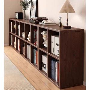 거실책장 원목 엔틱 벤치형 낮은책장 수납 30x90x90cm 30x150cm 코너 서재